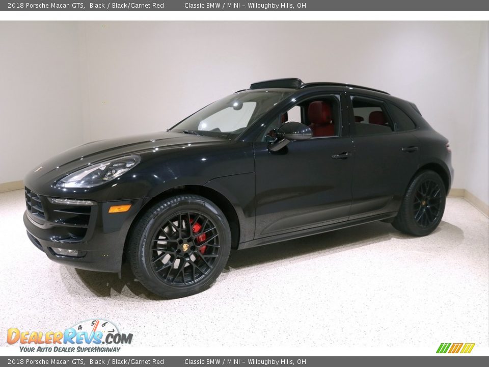 2018 Porsche Macan GTS Black / Black/Garnet Red Photo #3