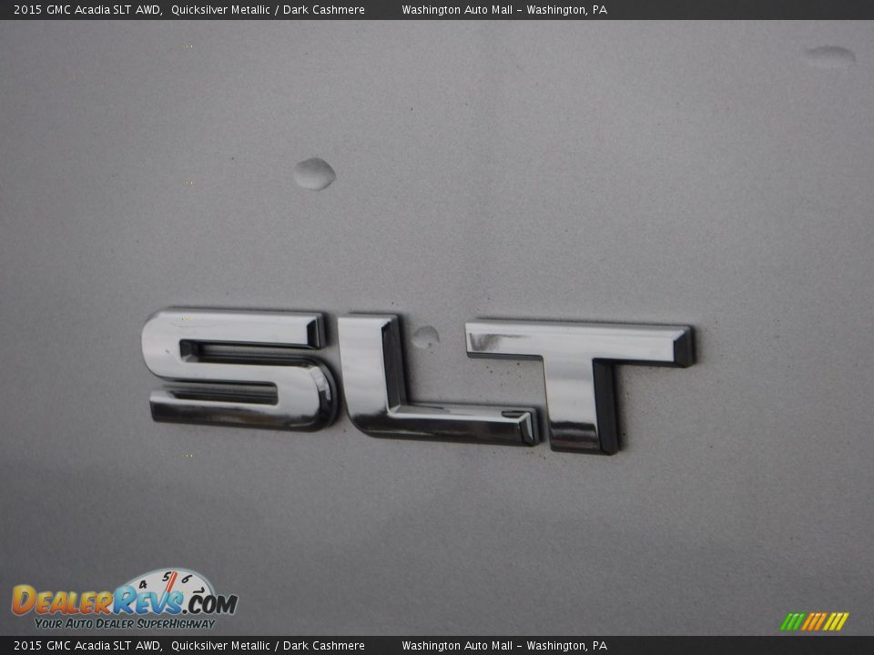 2015 GMC Acadia SLT AWD Quicksilver Metallic / Dark Cashmere Photo #4