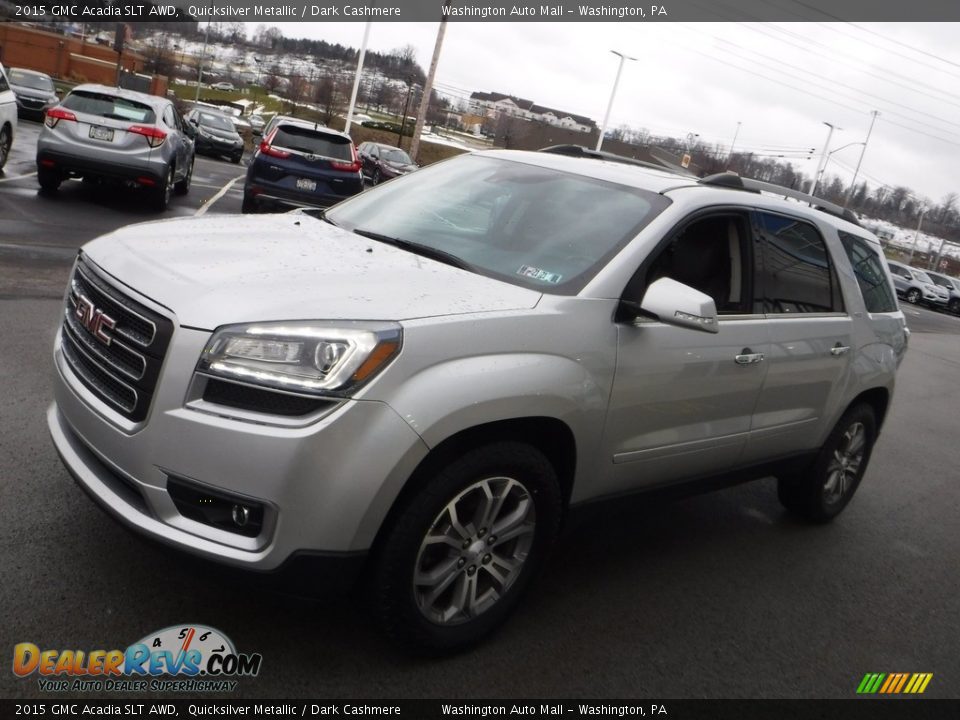 2015 GMC Acadia SLT AWD Quicksilver Metallic / Dark Cashmere Photo #6