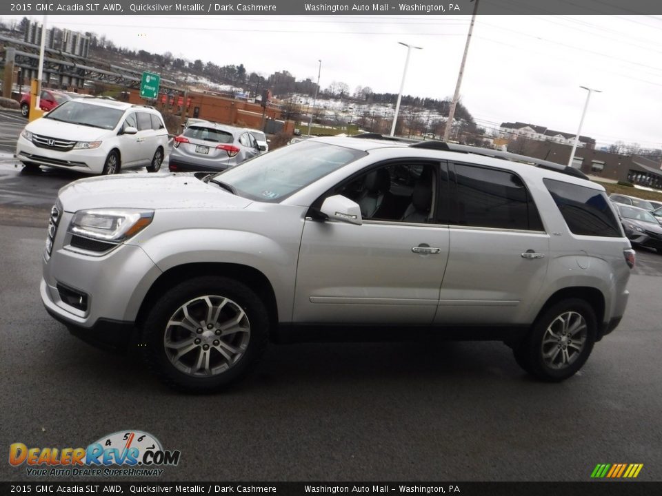 2015 GMC Acadia SLT AWD Quicksilver Metallic / Dark Cashmere Photo #7