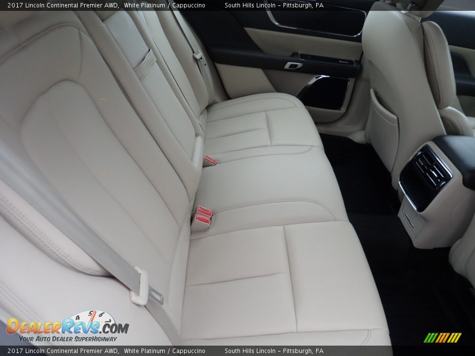 Rear Seat of 2017 Lincoln Continental Premier AWD Photo #14