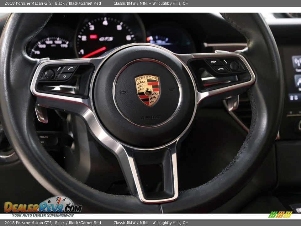 2018 Porsche Macan GTS Black / Black/Garnet Red Photo #11