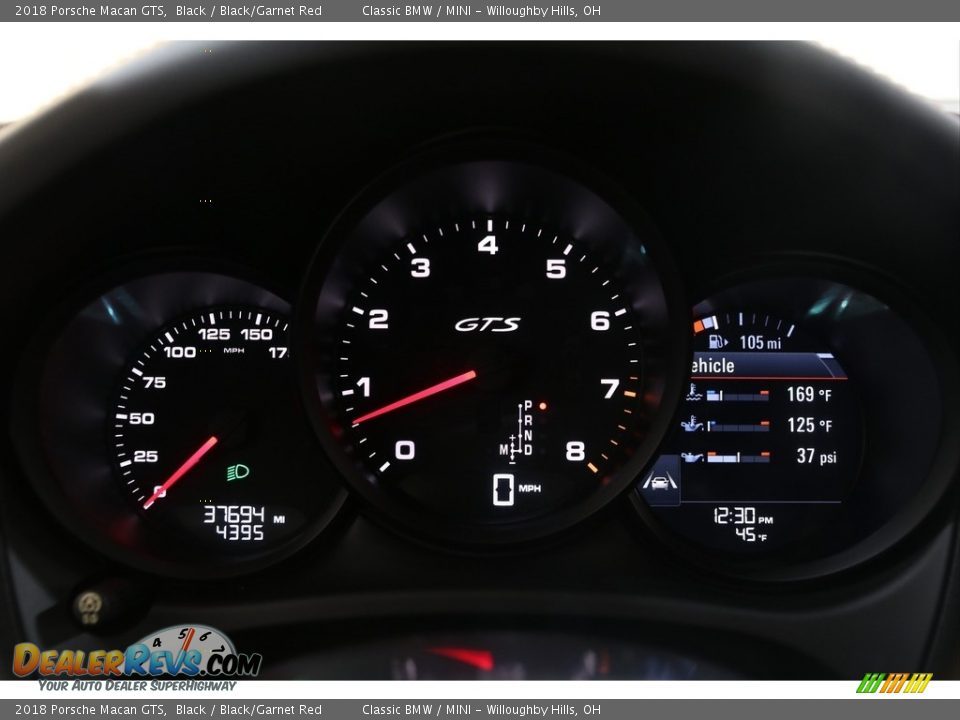 2018 Porsche Macan GTS Gauges Photo #13