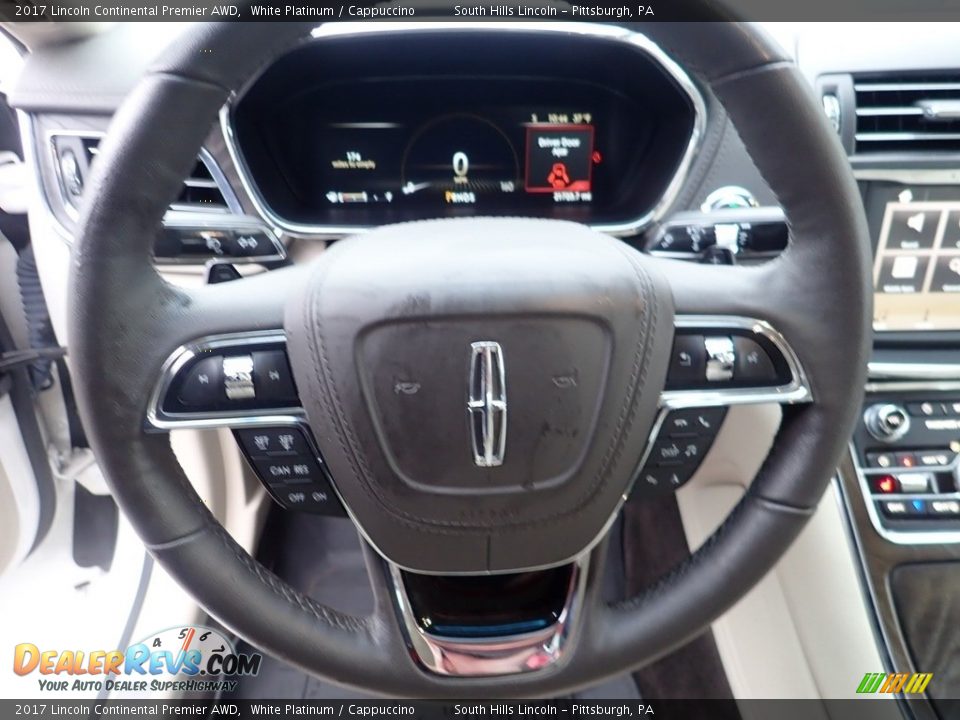 2017 Lincoln Continental Premier AWD Steering Wheel Photo #21