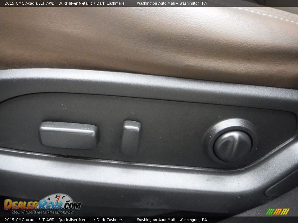 2015 GMC Acadia SLT AWD Quicksilver Metallic / Dark Cashmere Photo #17