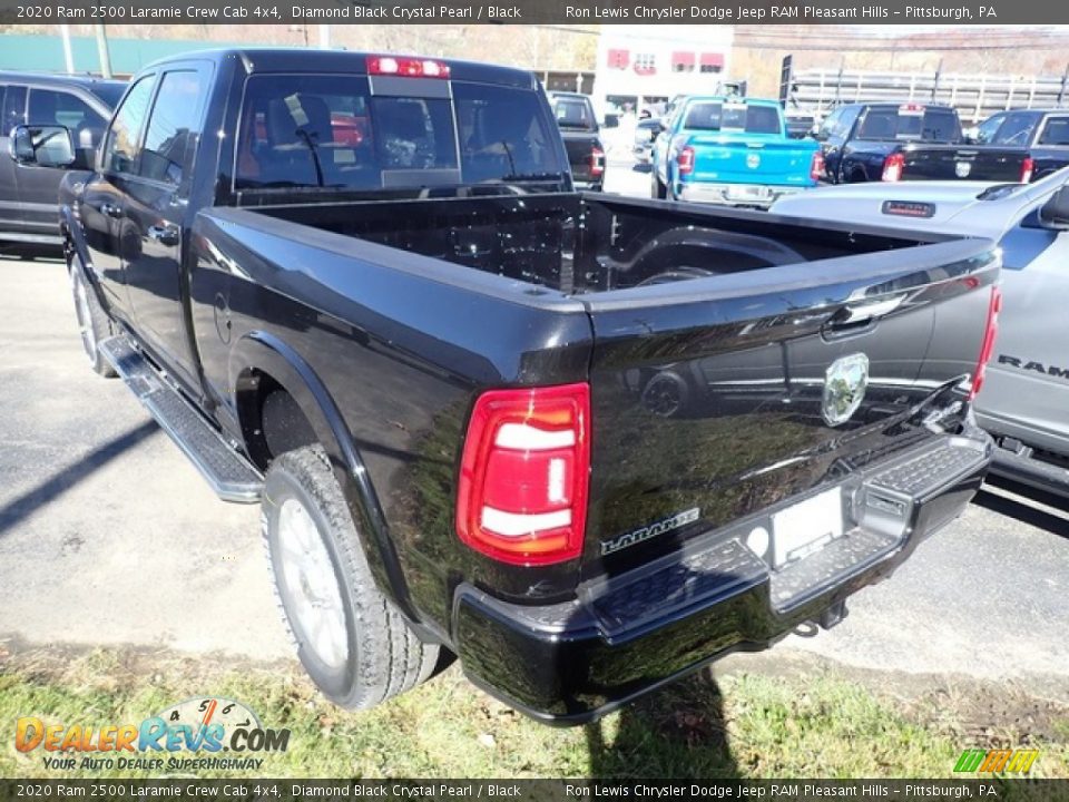 2020 Ram 2500 Laramie Crew Cab 4x4 Diamond Black Crystal Pearl / Black Photo #4