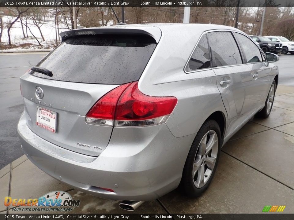 2015 Toyota Venza Limited AWD Celestial Silver Metallic / Light Gray Photo #6