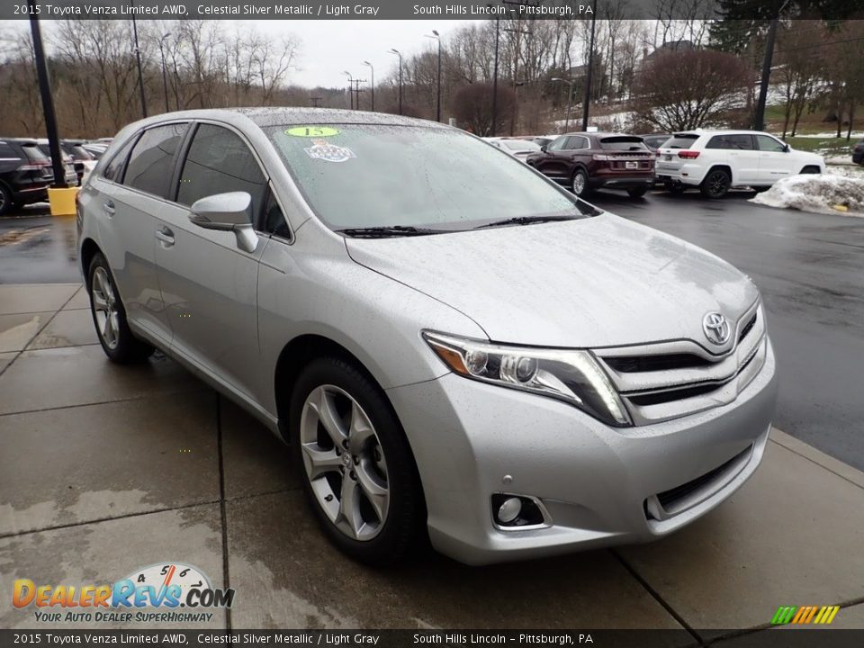 2015 Toyota Venza Limited AWD Celestial Silver Metallic / Light Gray Photo #8