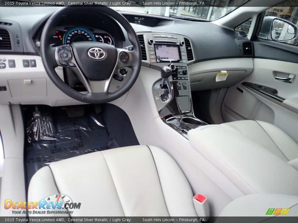 2015 Toyota Venza Limited AWD Celestial Silver Metallic / Light Gray Photo #17