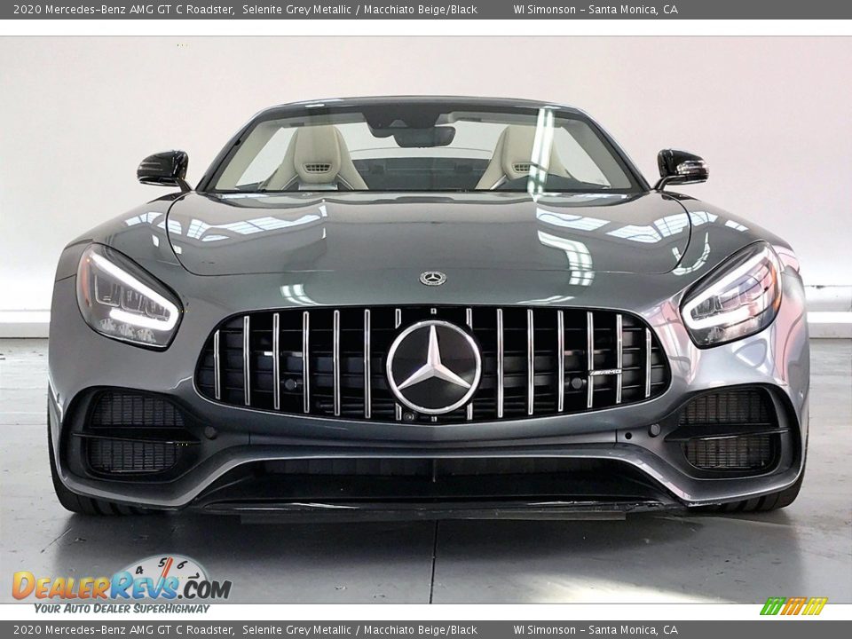 2020 Mercedes-Benz AMG GT C Roadster Selenite Grey Metallic / Macchiato Beige/Black Photo #2