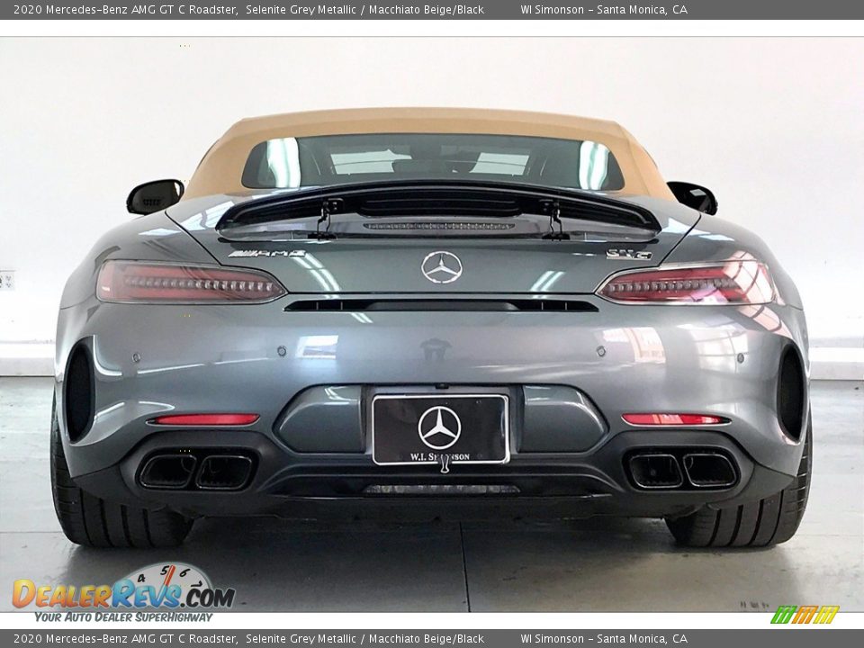 2020 Mercedes-Benz AMG GT C Roadster Selenite Grey Metallic / Macchiato Beige/Black Photo #3