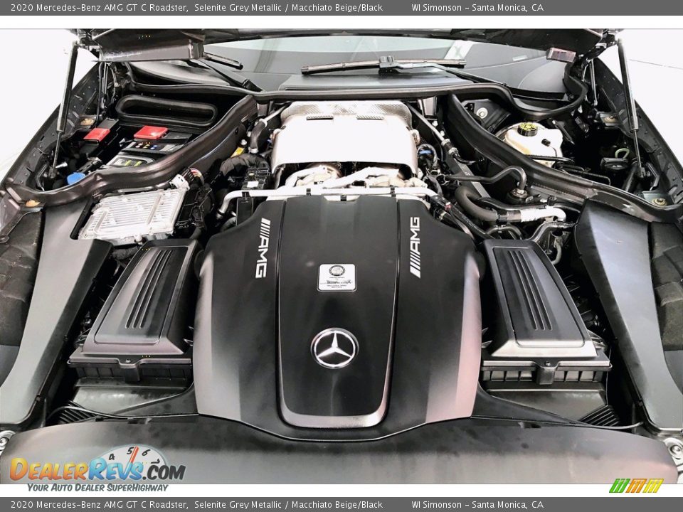 2020 Mercedes-Benz AMG GT C Roadster 4.0 Liter Twin-Turbocharged DOHC 32-Valve VVT V8 Engine Photo #9