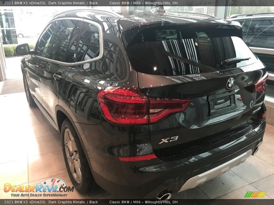 2021 BMW X3 xDrive30i Dark Graphite Metallic / Black Photo #2