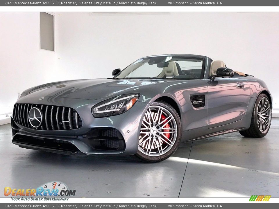 Selenite Grey Metallic 2020 Mercedes-Benz AMG GT C Roadster Photo #12