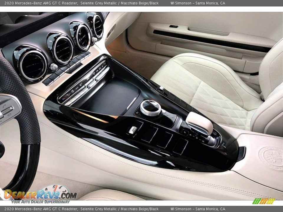 2020 Mercedes-Benz AMG GT C Roadster Selenite Grey Metallic / Macchiato Beige/Black Photo #17