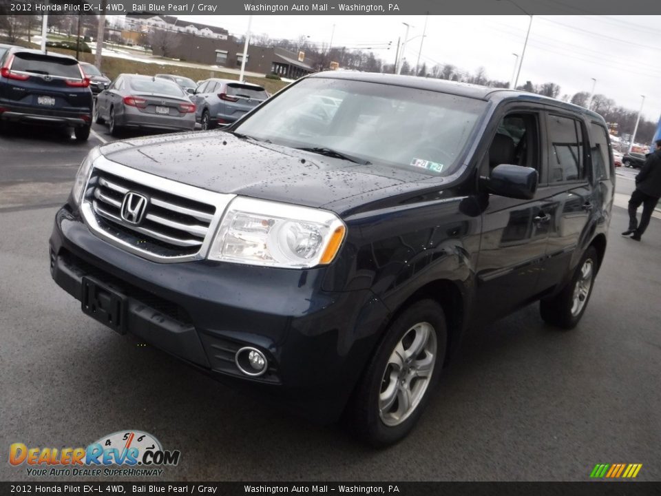 2012 Honda Pilot EX-L 4WD Bali Blue Pearl / Gray Photo #5