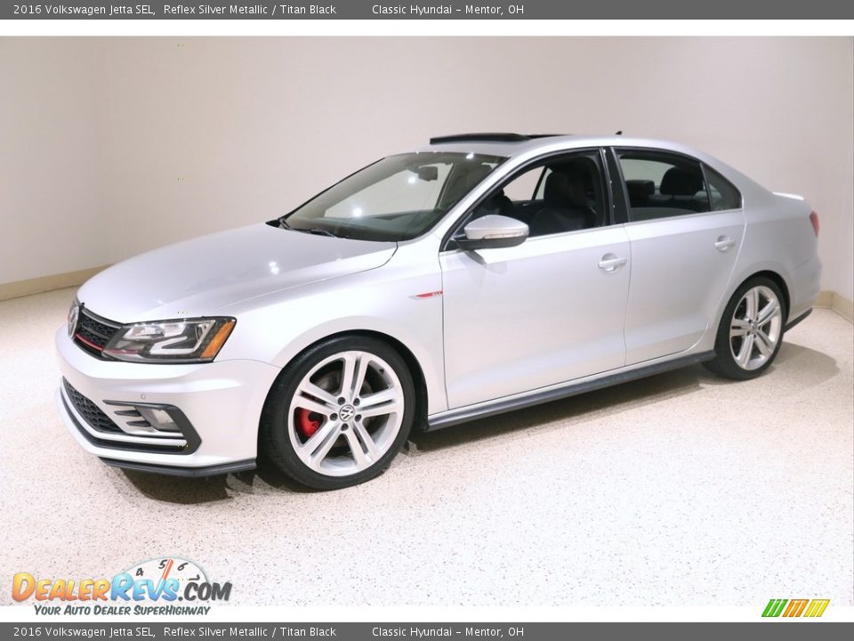 Reflex Silver Metallic 2016 Volkswagen Jetta SEL Photo #3