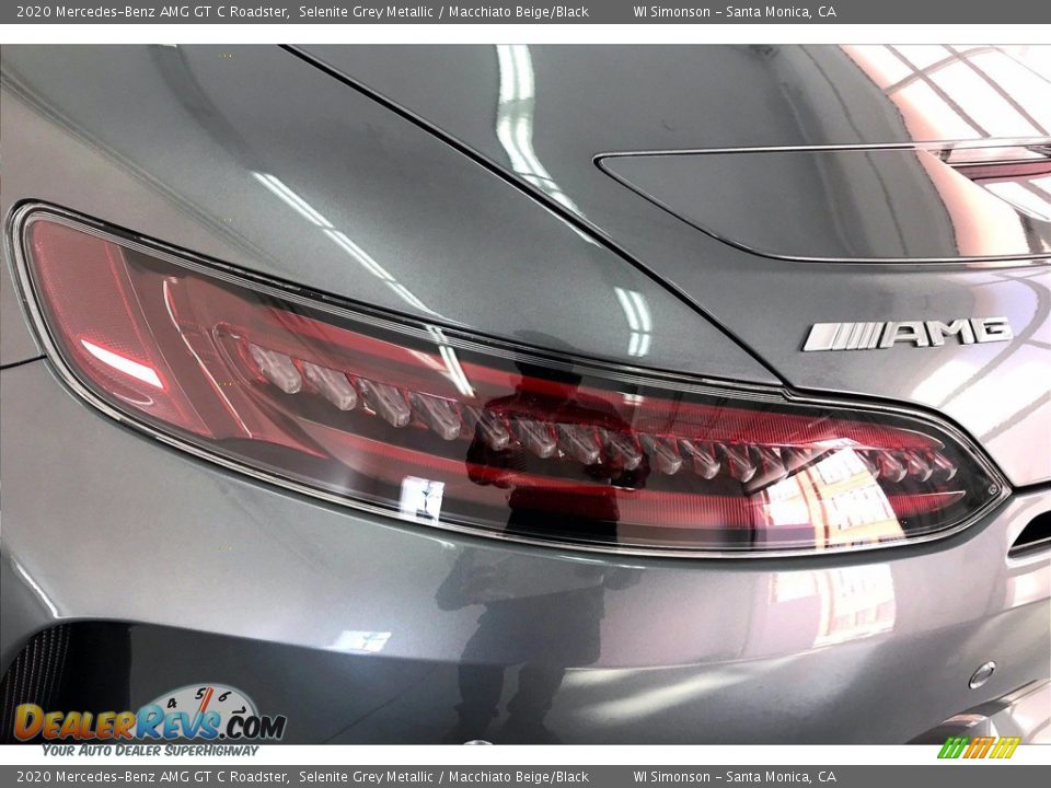 2020 Mercedes-Benz AMG GT C Roadster Selenite Grey Metallic / Macchiato Beige/Black Photo #27