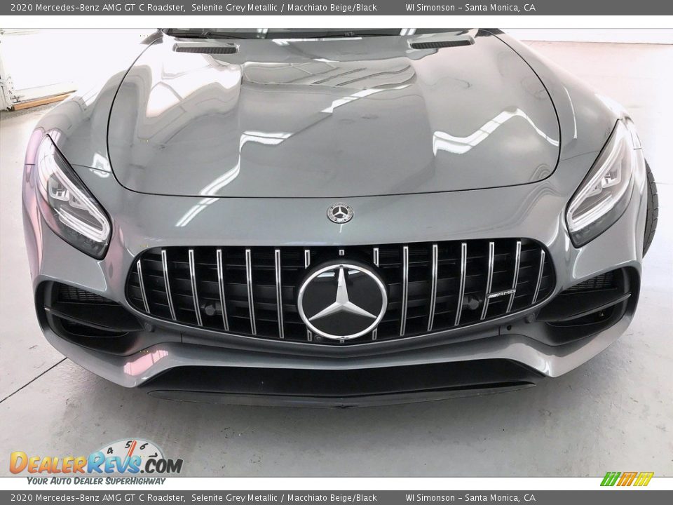 2020 Mercedes-Benz AMG GT C Roadster Selenite Grey Metallic / Macchiato Beige/Black Photo #28
