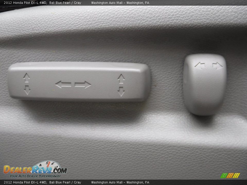 2012 Honda Pilot EX-L 4WD Bali Blue Pearl / Gray Photo #14