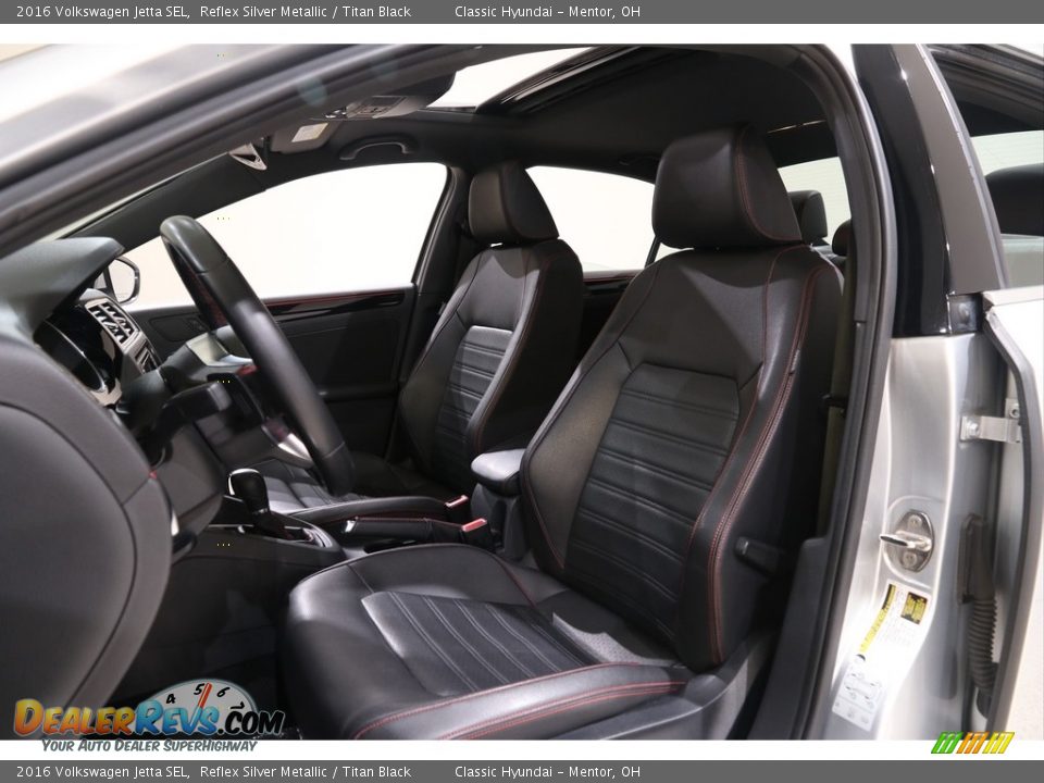 Titan Black Interior - 2016 Volkswagen Jetta SEL Photo #5