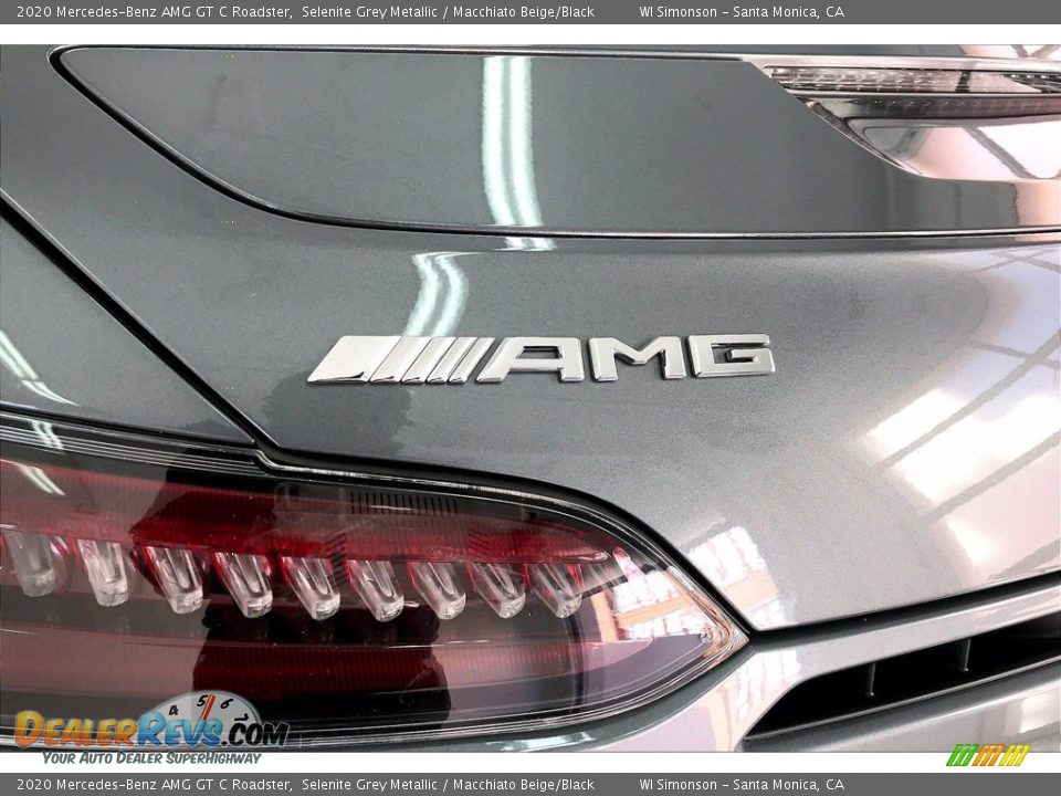 2020 Mercedes-Benz AMG GT C Roadster Selenite Grey Metallic / Macchiato Beige/Black Photo #29