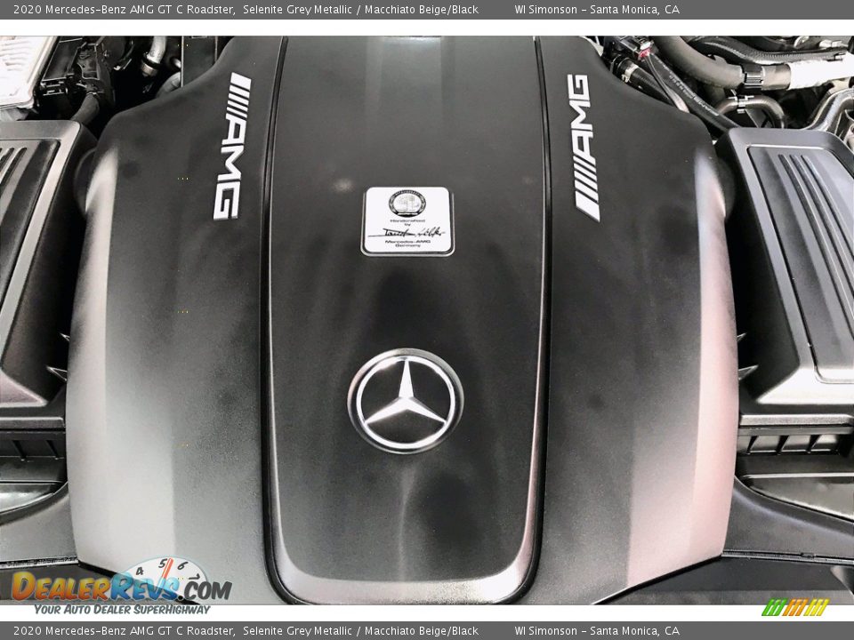 2020 Mercedes-Benz AMG GT C Roadster Selenite Grey Metallic / Macchiato Beige/Black Photo #30