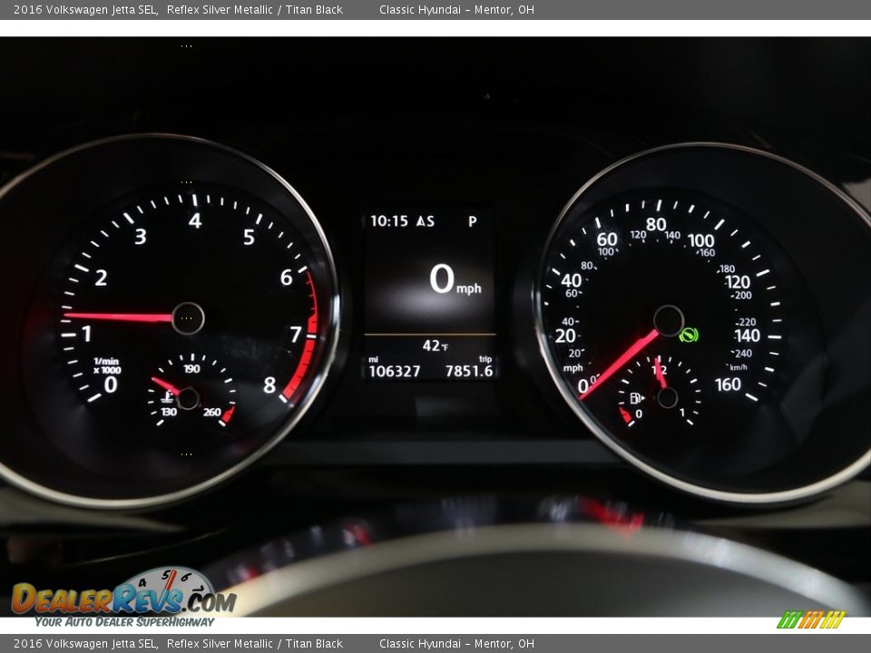 2016 Volkswagen Jetta SEL Gauges Photo #8