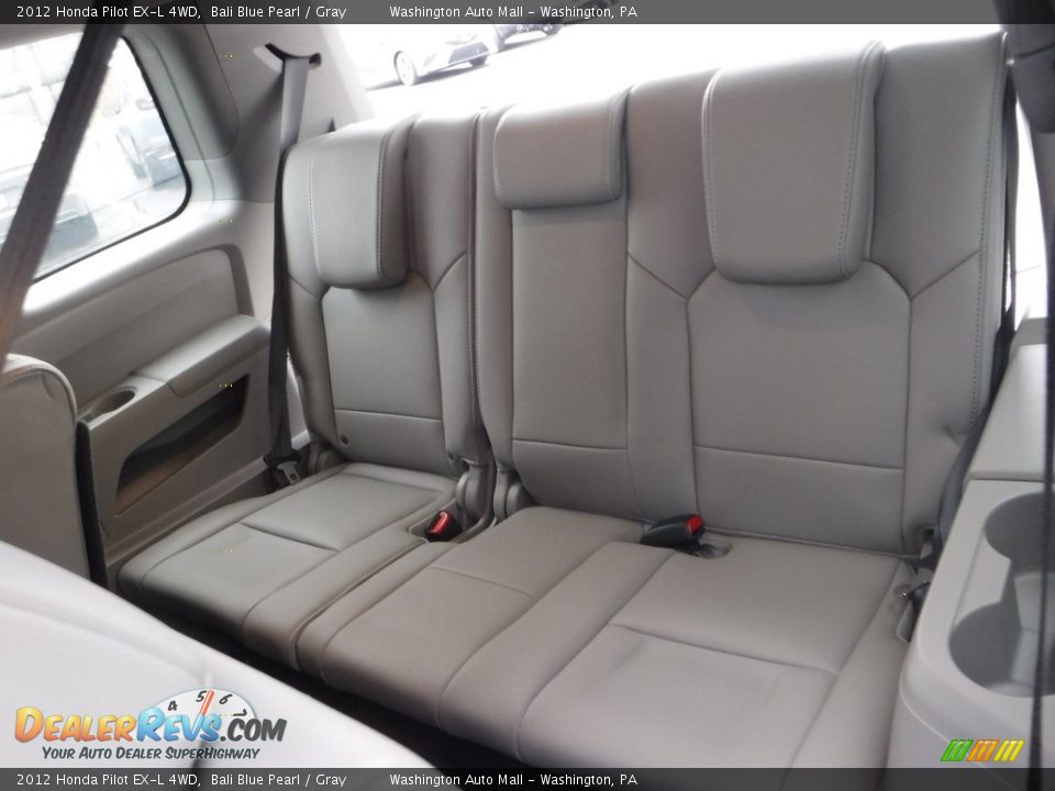 2012 Honda Pilot EX-L 4WD Bali Blue Pearl / Gray Photo #26