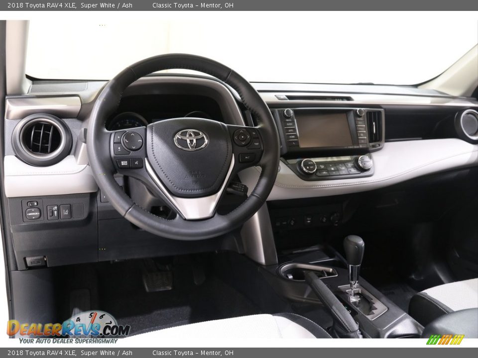 2018 Toyota RAV4 XLE Super White / Ash Photo #6