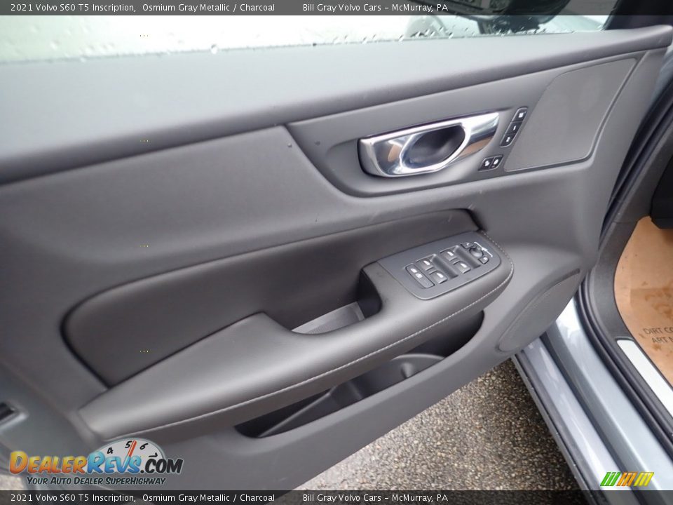 2021 Volvo S60 T5 Inscription Osmium Gray Metallic / Charcoal Photo #10