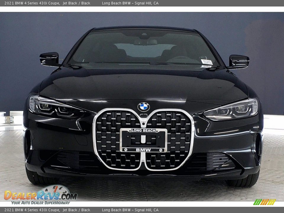 2021 BMW 4 Series 430i Coupe Jet Black / Black Photo #2