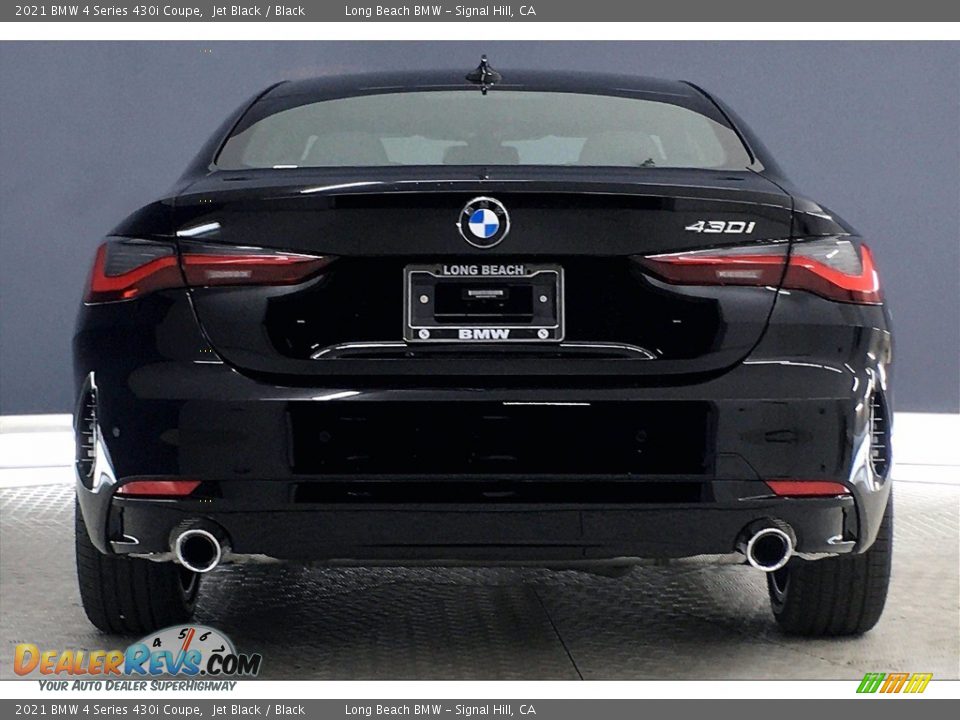 2021 BMW 4 Series 430i Coupe Jet Black / Black Photo #4