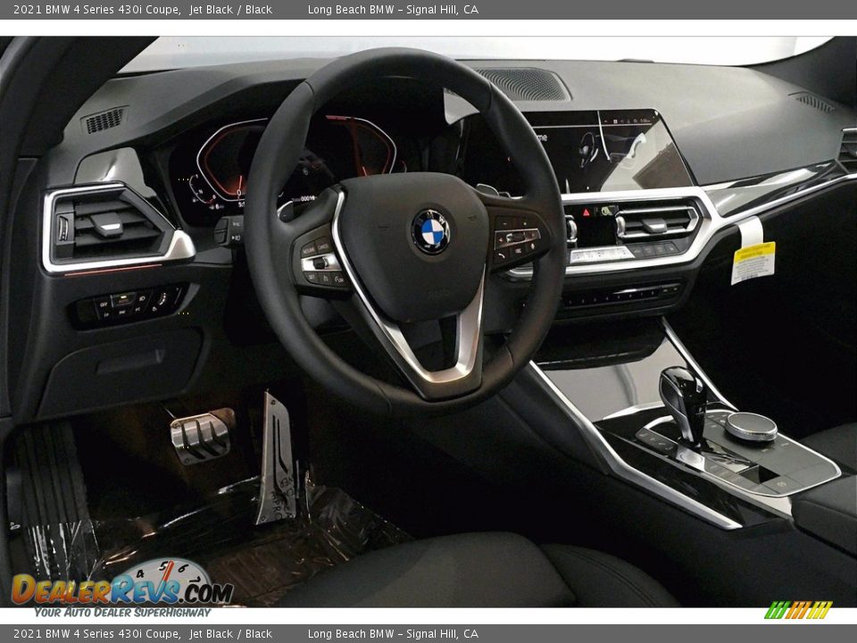 2021 BMW 4 Series 430i Coupe Jet Black / Black Photo #7