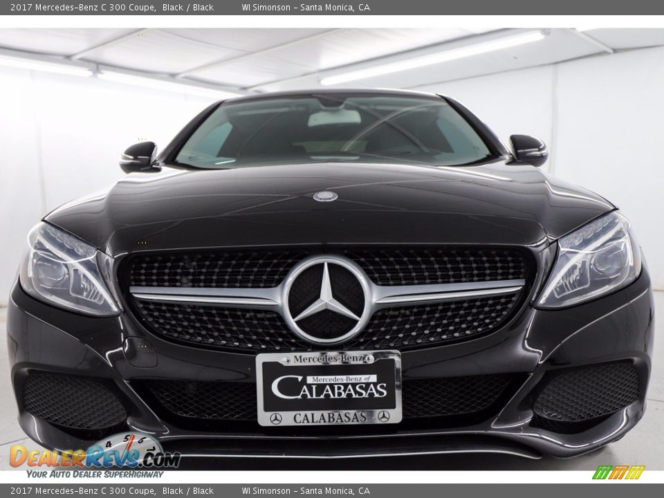 2017 Mercedes-Benz C 300 Coupe Black / Black Photo #15