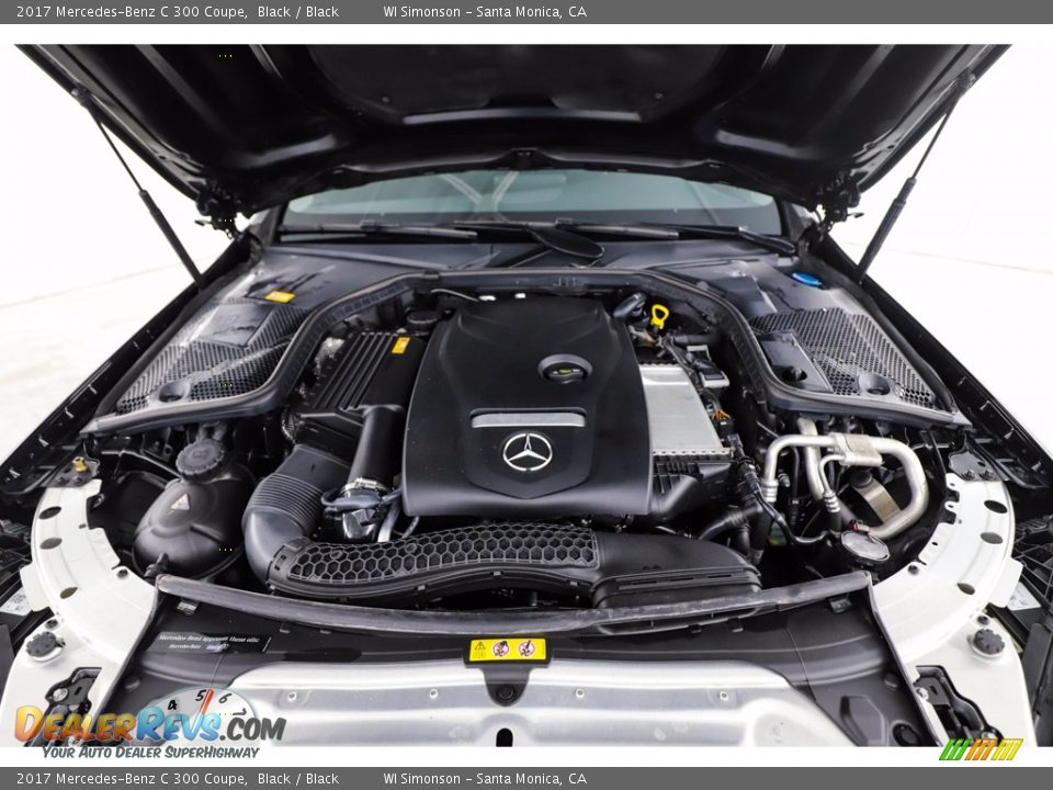 2017 Mercedes-Benz C 300 Coupe Black / Black Photo #17