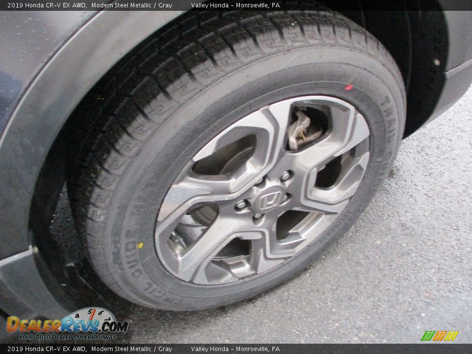 2019 Honda CR-V EX AWD Modern Steel Metallic / Gray Photo #6