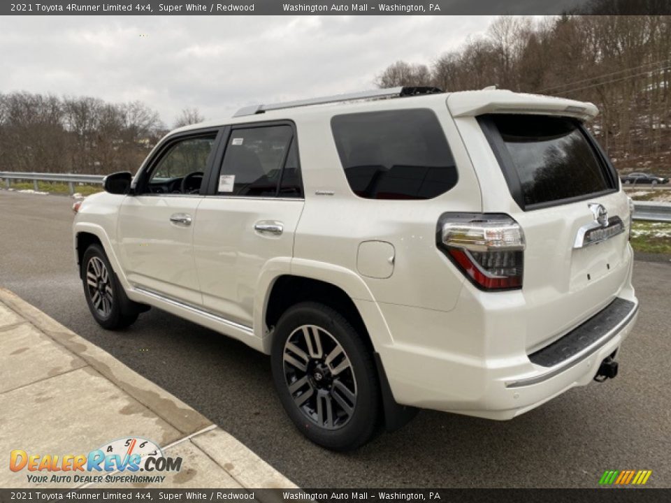 2021 Toyota 4Runner Limited 4x4 Super White / Redwood Photo #2