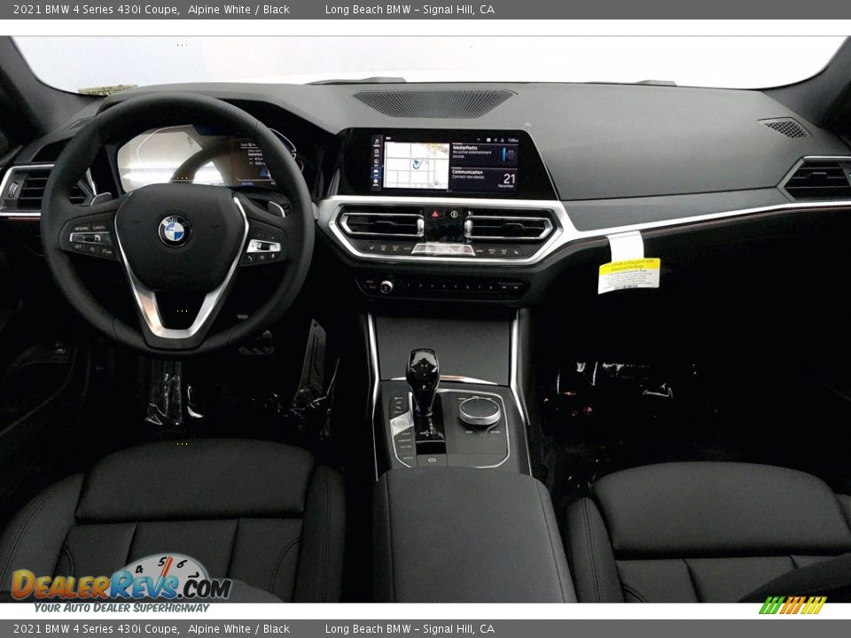 2021 BMW 4 Series 430i Coupe Alpine White / Black Photo #5