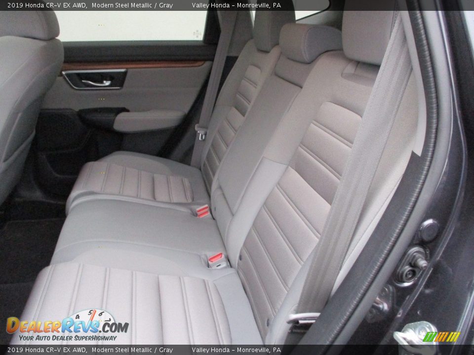 2019 Honda CR-V EX AWD Modern Steel Metallic / Gray Photo #12