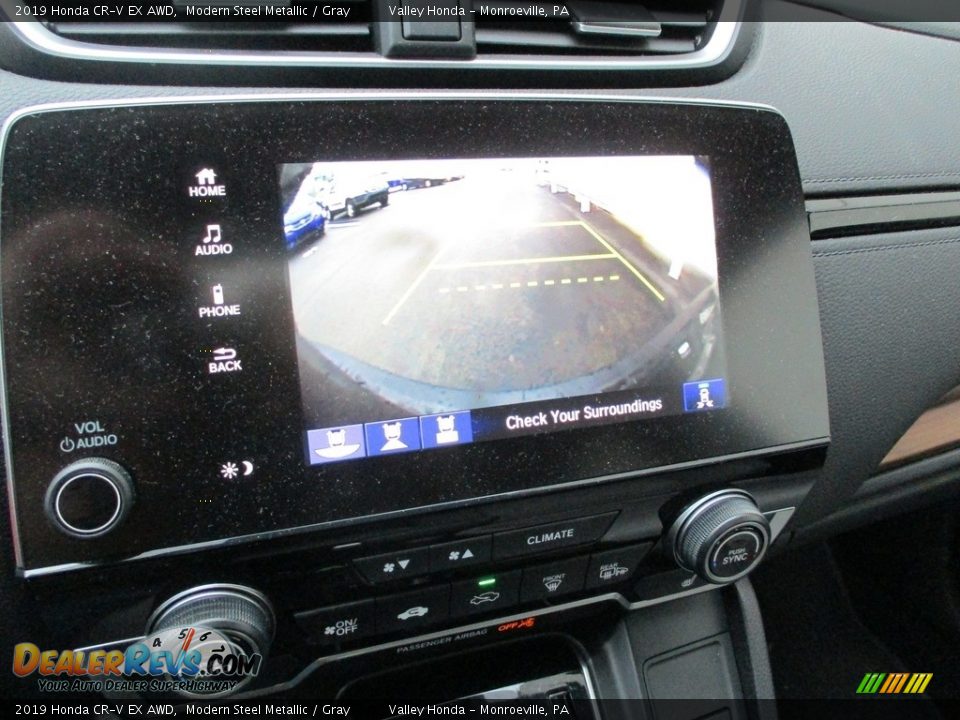 2019 Honda CR-V EX AWD Modern Steel Metallic / Gray Photo #16