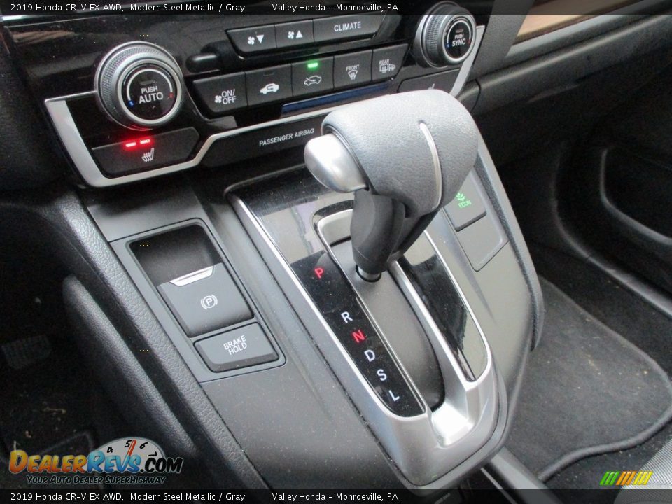 2019 Honda CR-V EX AWD Modern Steel Metallic / Gray Photo #17