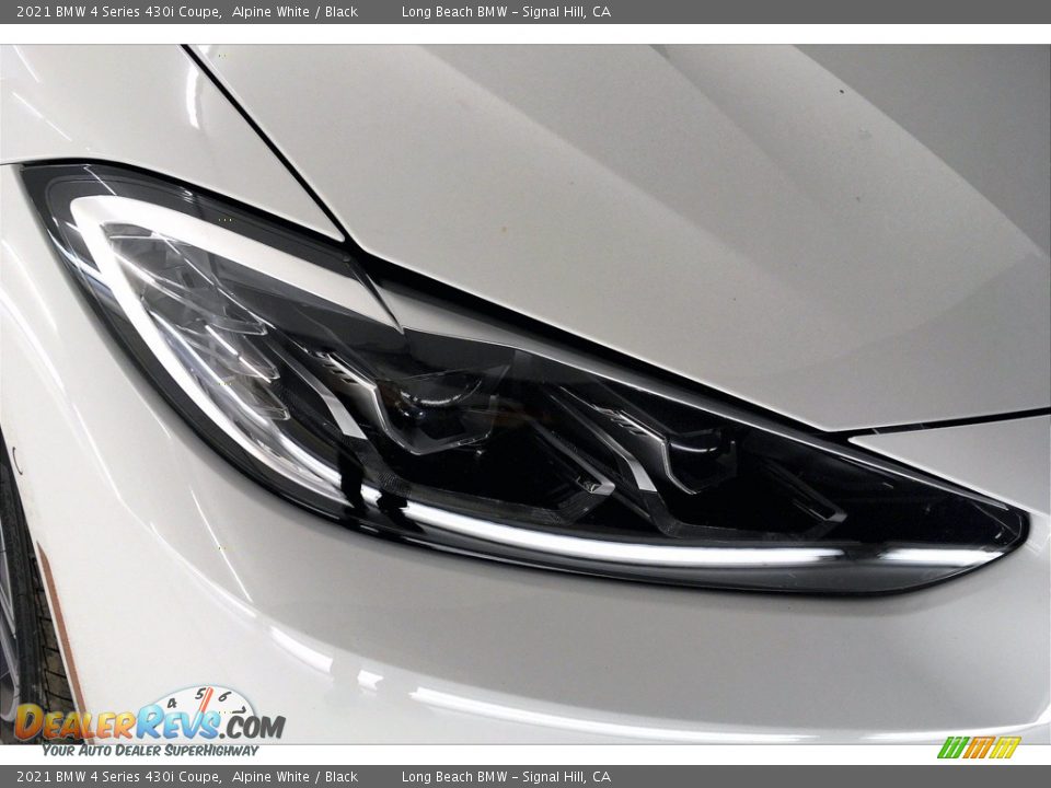 2021 BMW 4 Series 430i Coupe Alpine White / Black Photo #14