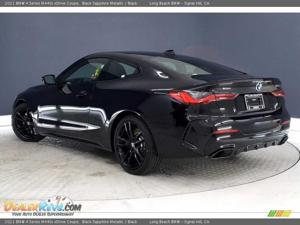2021 BMW 4 Series M440i xDrive Coupe Black Sapphire Metallic / Black Photo #3