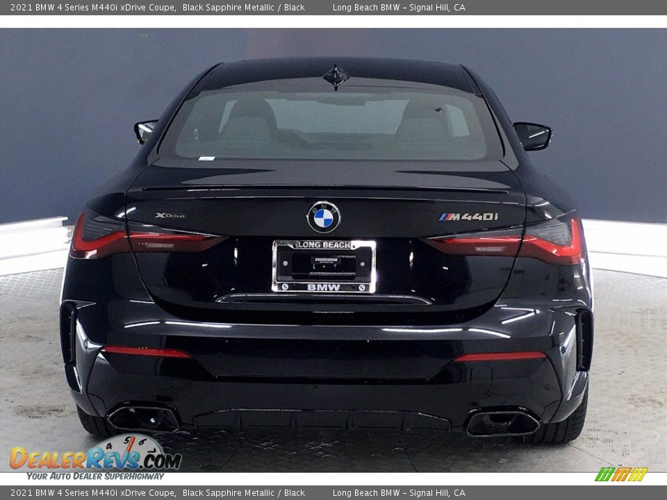 2021 BMW 4 Series M440i xDrive Coupe Black Sapphire Metallic / Black Photo #4