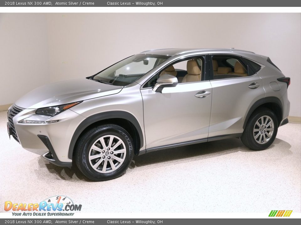 2018 Lexus NX 300 AWD Atomic Silver / Creme Photo #3