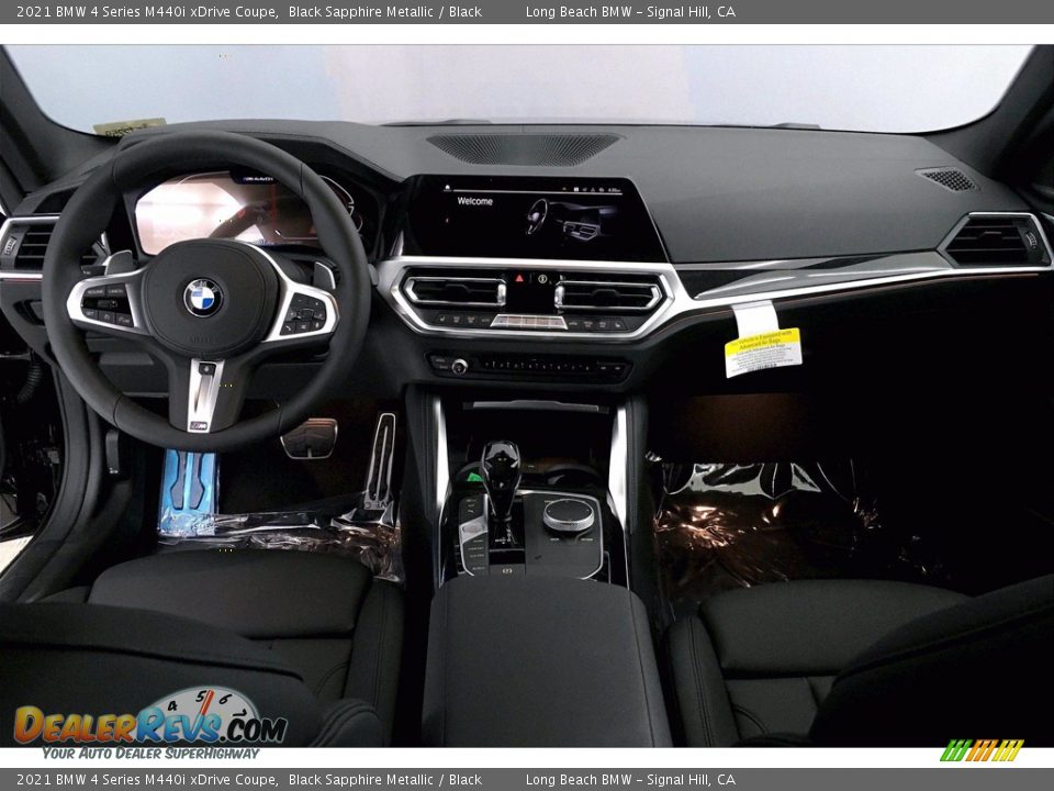 2021 BMW 4 Series M440i xDrive Coupe Black Sapphire Metallic / Black Photo #5