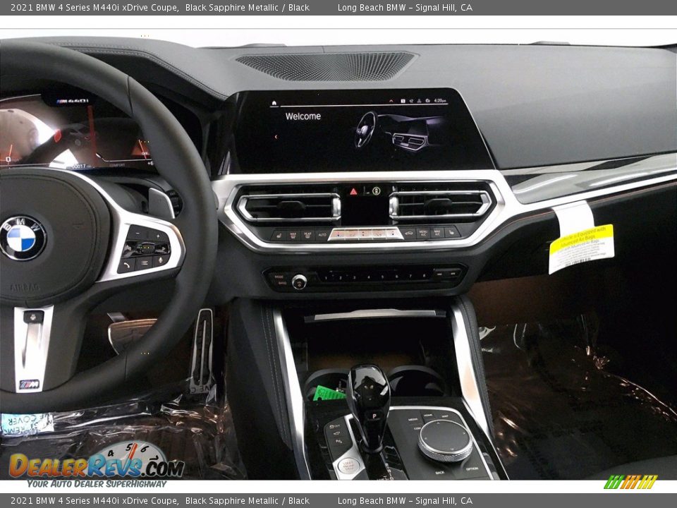 2021 BMW 4 Series M440i xDrive Coupe Black Sapphire Metallic / Black Photo #6