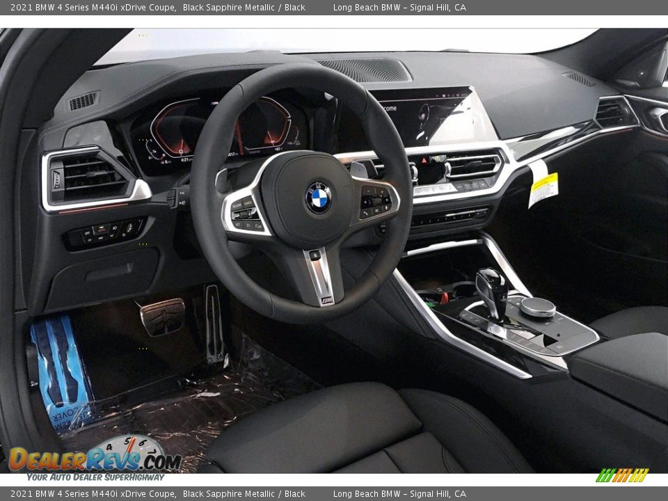 2021 BMW 4 Series M440i xDrive Coupe Black Sapphire Metallic / Black Photo #7