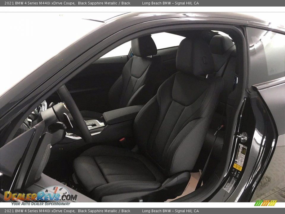 2021 BMW 4 Series M440i xDrive Coupe Black Sapphire Metallic / Black Photo #9